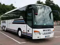 Setra 416 GT-HD von Wiewel aus Deutschland im Stadthafen Sassnitz am 22.08.2020