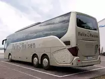 Setra 516 HD von Felix-Reisen aus Deutschland im Stadthafen Sassnitz am 22.08.2020