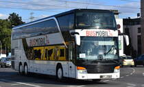 BMobility24 GmbH aus Berlin mit einem SETRA S 431 DT Reisebus am 15.09.23 Berlin Marzahn.