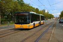 HEAG mobilo MAN Lions City G Wagen 359 am 17.09.23 in Darmstadt