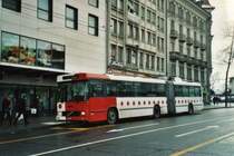 TPF Fribourg Nr. 506/FR 300'410 Volvo/Hess Gelenkduobus (ex TF Fribourg Nr. 106) am 14. Februar 2009 Fribourg, Bahnhof
