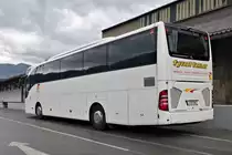 Mercedes-Benz Tourismo von tyrol tour als Schienenersatzverkehr der Brennerbahn am Frachtenbhf. Innsbruck. Aufgenommen 9.8.2023.