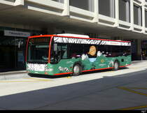 Auto AG Uri - Mercedes Citaro  Nr.20  UR 9483 bei den Haltestellen vor dem Bahnhof in Altdorf am 25.09.2023