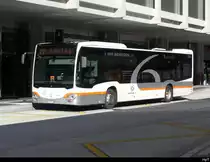 Auto AG Uri - Mercedes Citaro Nr.22  UR 9142 bei den Haltestellen vor dem Bahnhof in Altdorf am 25.09.2023