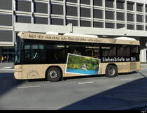 Auto AG Uri - Hess Nr.67  UR 9276 bei den Haltestellen vor dem Bahnhof in Altdorf am 25.09.2023