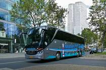 Setra S 516 HDH von Hanstholm Turistfahrt og Rejser [DK]. Berlin-Kurfürstendamm im August 2023.