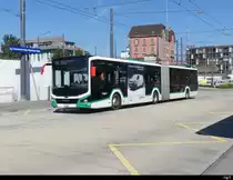 AAGR - MAN Lion`s City Hybrid  Nr.14 unterwegs hier in Emmenbrücke Bahnhof Süd am 25.09.2023