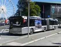 AAGR - Solaris Urbino Nr.9 unterwegs beim Bahnhof in Luzern am 25.09.2023