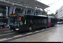 VBL Luzern - Mercedes Citaro Nr.160 beim Bhf. Luzern am 19.09.2023