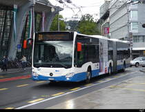 VBL Luzern - Mercedes Citaro Nr.187 beim Bhf. Luzern am 19.09.2023