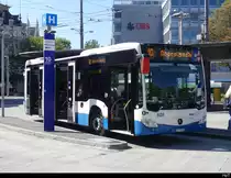 VBL Luzern - Mercedes Citaro Nr.626 beim Bhf. Luzern am 25.09.2023