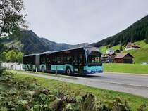 Regionalverkehr Allgäu (RVA) Walserbus Mercedes- Benz Citaro C2 G Wagen 36 am 13.09.2022 in Mittelberg/ Baad 