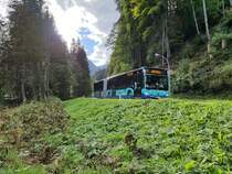 Regionalverkehr Allgäu (RVA) Walserbus Mercedes- Benz Citaro C2 G Wagen 7 am 11.09.2022 in Mittelberg/ Baad
