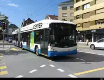 VBL - Hess Trolleybus Nr.223 unterwegs auf der Linie 5 in Kriens am 20.09.2023
