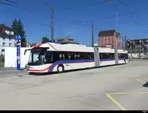 VBL - Hess Trolleybus Nr.234 unterwegs auf der Linie 2 in Emmenbrücke Bahnhof Süd am 25.09.2023