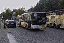 MAN Lion’s City von De Lijn, aufgenommen in den Straßen von Maastricht. 06.10.2023