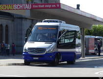 VZO - Mercedes Sprinter  Nr.195 vor dem Bhf. Rapperswil am 27.09.2023