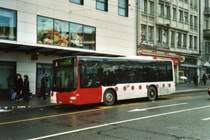 TPF Fribourg Nr. 352/FR 300'403 MAN am 14. Februar 2009 Fribourg, Bahnhof