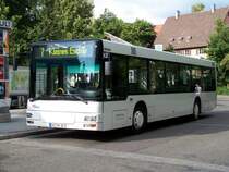 Die zwei Stdten sind nur 4 kms entfernt. Hier Wagen n 20 des Stadtverkehrs, am Bahnhof Schwenningen.