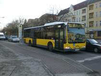 Mercedes-Benz O 530 II (Citaro Facelift) auf der Linie 155 nach Wilhemsruh Fontanestrae am S+U Bahnhof Pankow/Granitzstrae.