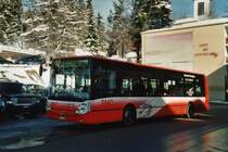 SMC Montana Nr. 63/VS 122'663 Irisbus am 14. Februar 2009 Crans-Montana, Vignettes