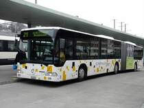 Schaffhausen Bus - Mercedes Citaro Gelenkbus Nr.2 SH 12502 unterwegs in Schaffhausen am 20.02.2009