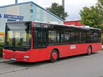 MAN Lion's City von Miabus aus Deutschland (ex Peter's Reisedienst KS-PR 223) im Gewerbegebiet Sassnitz am 27.08.2021