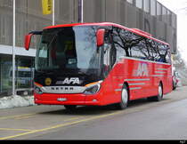 AFA - Setra S 515 MD am warten beim Fussballstadion Wankdorf in Bern am 27.01.2024