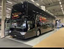 DOMO - VanHool TX27 Astromega - ausgestellt an der Ferienmesse in Bern am 27.01.2024