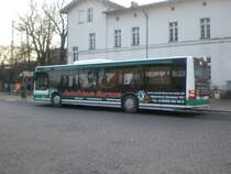MAN Niederflurbus 3. Generation (Lions City) auf der Linie 868 am S-Bahnhof Bernau.