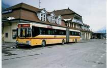 Aus dem Archiv: STI Thun Nr. 67/BE 372'767 Mercedes O 405G am 6. Mrz 1999 Interlaken, Ostbahnhof