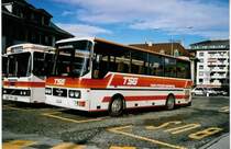 Aus dem Archiv: STI Thun Nr. 10/BE 26'636 MAN/Gppel (ex TSG Blumenstein Nr. 10) am 7. Mrz 1999 Thun, Bahnhof (noch im TSG-Anstrich)