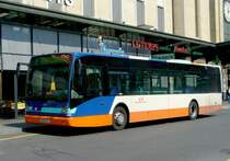 TG - VanHool Bus Nr. 492 mit Franzsischen Fahrzeugnummern vor dem SBB Hauptbahnhof in Genf ( Genve )am 06.05.2007