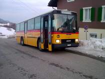 NAW vom Postauto-Unternehmer Marcel Flury, G�nsberg (SO) am 13.03.09 auf dem Mittler-Balmberg. Dieses Fahrzeug steht bis heute noch im Fahrplan-Einsatz aber wird im Mai 2009 durch ein Fahrzeug der neusten Generation ersetzt.