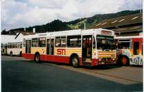 Aus dem Archiv: STI Thun Nr. 25/BE 419'026 Volvo/R&J (ex SAT Thun Nr. 25) am 17. Juni 1999 Thun, Garage