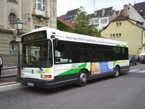 Ein einsiger Heuliez GX 117 mit Wagen n� 160 ist in colmar unterwegs.