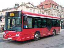 Im Februar 2008 wurde ein Vorf�hrungs Wagen Heuliez GX 127 getestet. Ein �nlischer Kleinbus f�hrt heute mit Wagen n� 164.