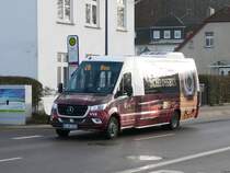 Mercedes Sprinter mit TS-Fahrzeugtechnik Aufbau der VVR in Binz am 15.01.2022