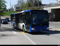 tpn - Mercedes Citaro Nr.250  VD 562919 bei der Zufahrt zu den Bushaltestellen unterhalb des Bahnhof Nyon am 06.04.2024