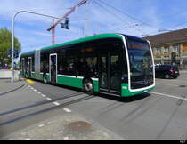 BVB - Mercedes e Citaro Nr.7115  BS 99116 unterwegs in Basel am 14.04.2024