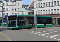 BVB - Mercedes e Citaro Nr.7129  BS 99131 unterwegs in Basel am 14.04.2024