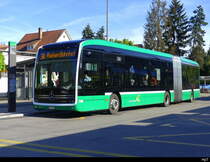 BVB - Mercedes e Citaro Nr.7138 BS 99140 unterwegs in Bottmingen am 14.04.2024