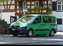 BVB / mba - Fiat Scudo  Nr.421 als Ruftaxi unterwegs in Riehen am 14.04.2024