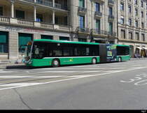 BVB - Mercedes Citaro Nr.7016 unterwegs in den Strassen von Basel am 14.04.2024