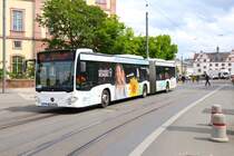 Mercedes Benz Citaro 2 G am 04.05.24 in Darmstadt Innenstadt