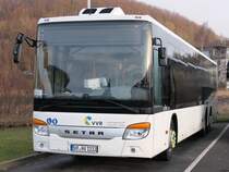Setra 418 LE Business der VVR in Sassnitz am 15.01.2022