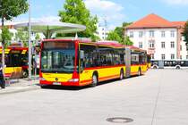 HSB Hanau Mercedes Benz Citaro C1 Facelift G Wagen 92 am 07.06.24 in Hanau Freiheitsplatz