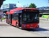 VAG Freiburg i.B. - Solaris Urbino Electric  Nr.950  FR.SW 950 unterwegs auf der Linie 14 in der Stadt Freiburg am 2024.06.07