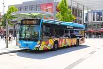 Heuser Bus Mercedes Benz Citaro C2 Ü am 07.06.24 in Hanau Freiheitsplatz