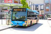 Heuser Bus Mercedes Benz Citaro C2 Ü am 07.06.24 in Hanau Freiheitsplatz